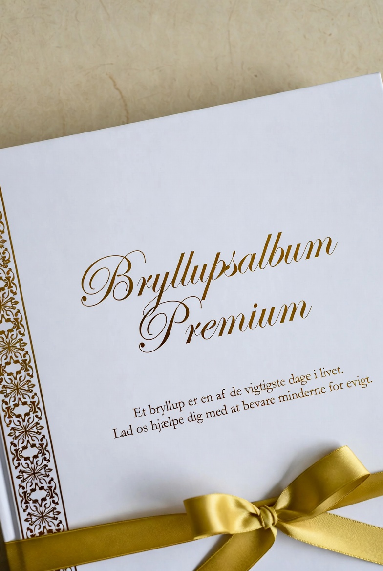 Bryllupsalbum Premium - Elegant design for bryllup